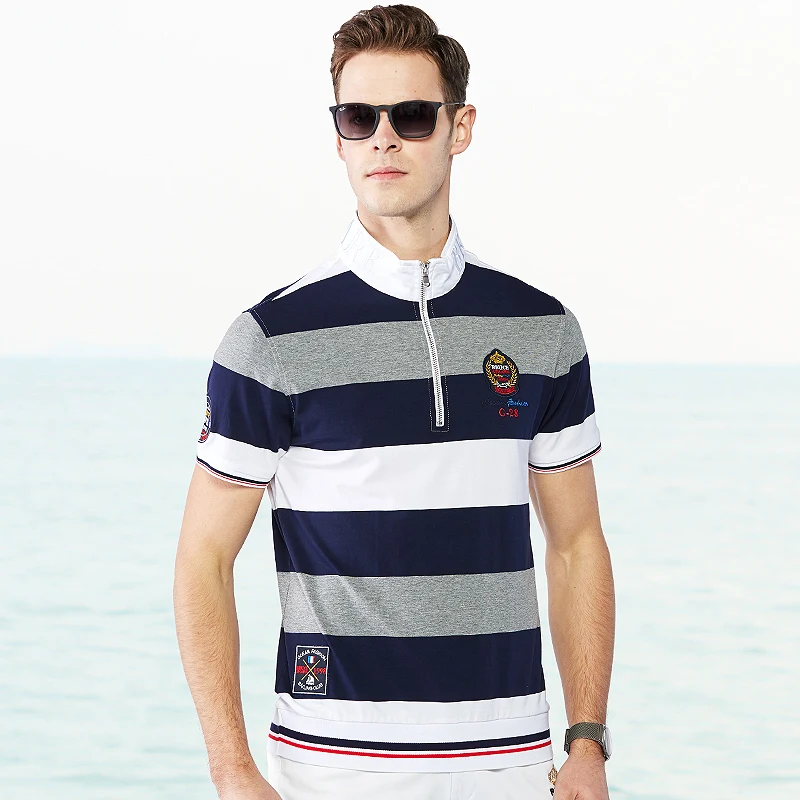 Рубашка-поло мужская с короткими рукавами Повседневная дышащая рубашка-поло