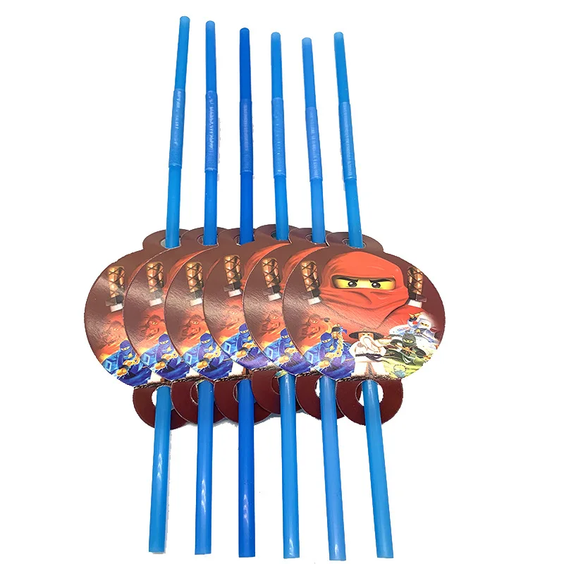 Тема ниндзя детские одноразовые столовые приборы для дня рождения вечерние
