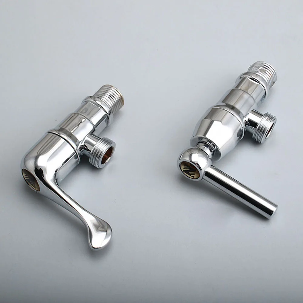 1 шт. гальванический ABS пластиковый угловой клапан шестиугольный Универсальный