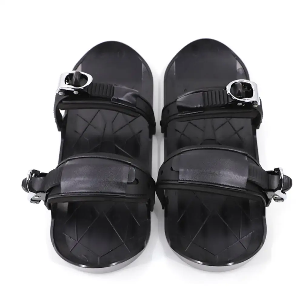 

Mini Ski Skates Portable Short Skiboard Adjustable Skates Shoes for Snow