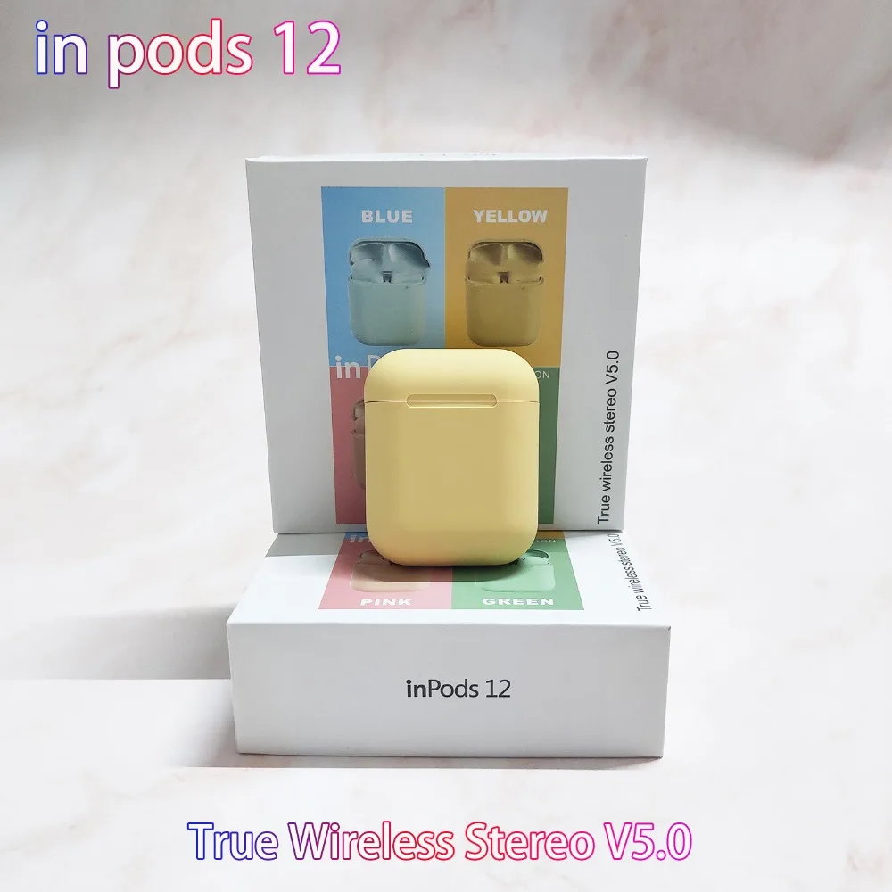 I666 беспроводные наушники inpods 12 TWS Bluetooth 5,0 гарнитура сенсорный всплывающий наушник с микрофоном fone de ouvido
