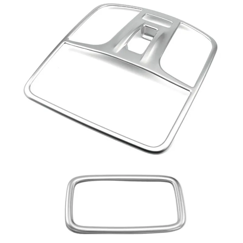 

Для Hyundai Elantra Avante 2016 2017 6TH ABS хромированный салон автомобиля на крыше лампа для чтения на крыше украшение 2 шт. без подходит для Америки