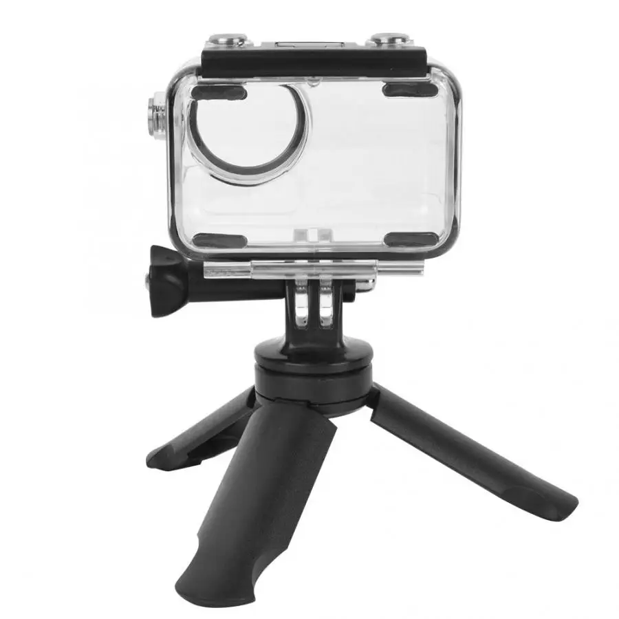 Портативный Настольный мини штатив с круглым водонепроницаемым корпусом чехол