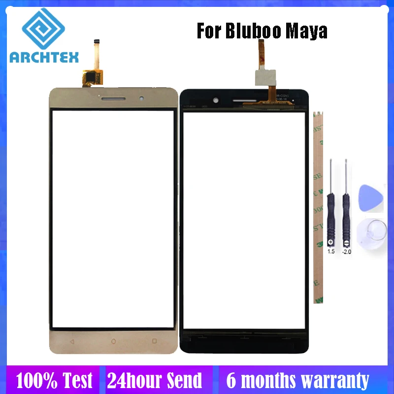 Для Bluboo Maya Сенсорная панель экрана идеальные запасные части стекло с