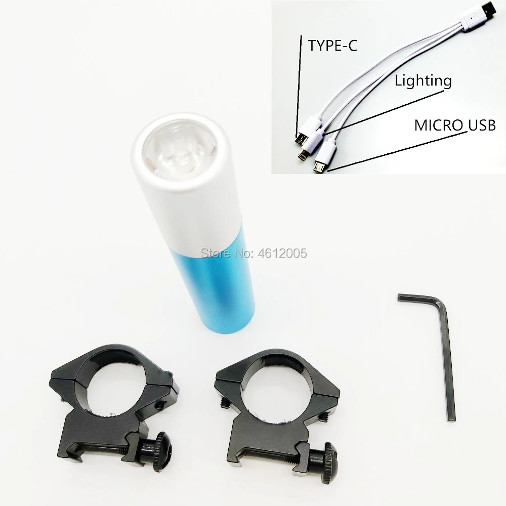 Тактический светодиодный фонарик 20 мм Пикатинни Крепление на рельс handguard оружие