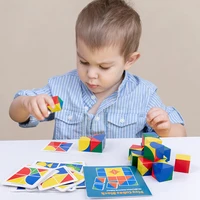 educational wooden tangram toys montessori jigsaw puzzle geometric pattern blocks for kids intelligence game logic training
