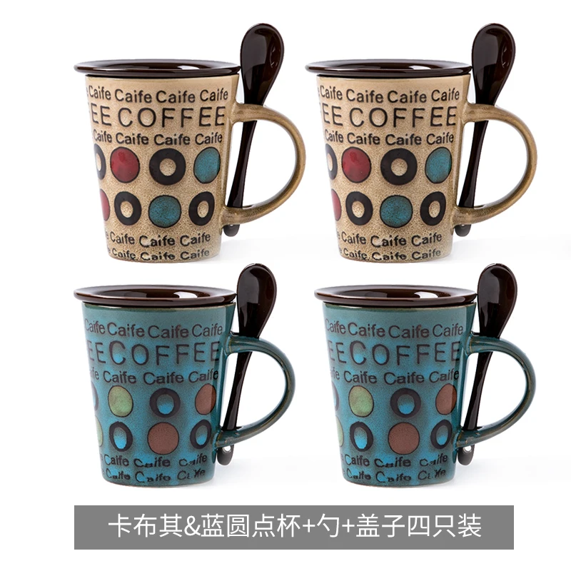 Фарфоровый для эспрессо кружка Экологичная ручная роспись коричневая