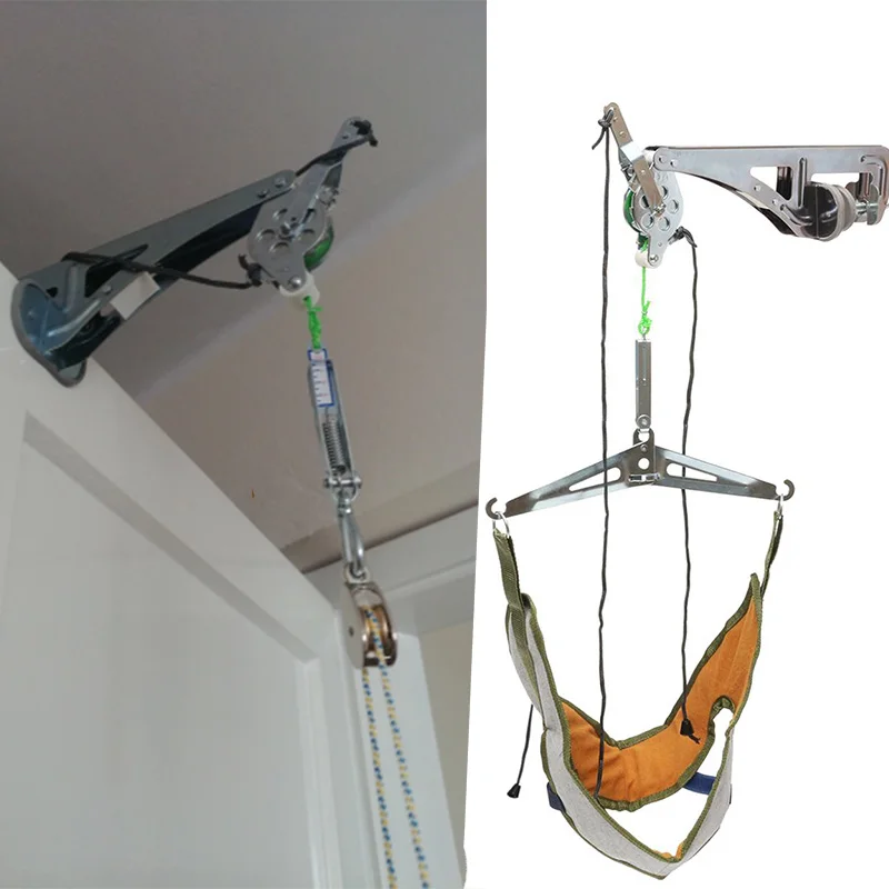 Cervical Traction Over Door Neck Massager Device Kit Stretcher Adjustment Chiropractic Back Head relaxation |