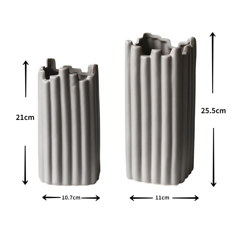 

Nordic Design Irregular Ceramic Vase Creative Home Simple Art Flower Arrangement Dry Flower Decoration Vase Ornaments