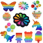 # AA01 Популярная игрушка для снятия стресса, радужная пузырьковая игрушка для снятия стресса, игрушки для взрослых и детей, сенсорные игрушки для снятия аутизма, кавайные