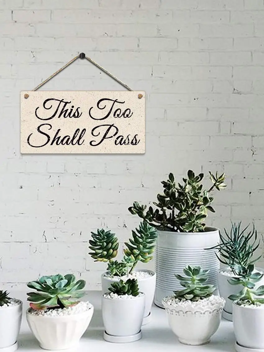 Это также должен пройти 8X12 дюймов винтажный внешний вид оловянный Декор табличка