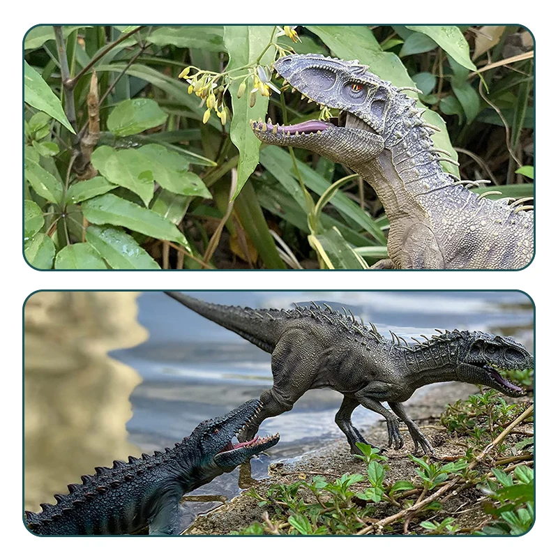 Фигурки героев савага индоминус Юрского периода Rex Mosasaurus тираннозавр динозавр
