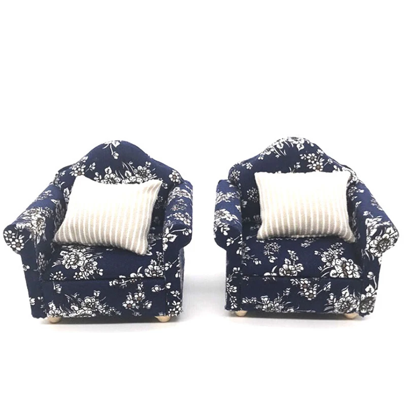 

New 1:12 miniature soft single sofa for dolls mini furniture toys doll house pretend play toy for girls gift children decoration