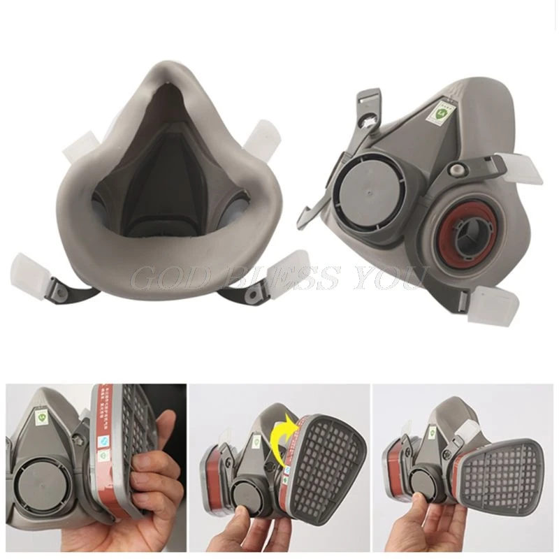 1 комплект Пылезащитная маска для распыления красок респиратор защитный фильтр