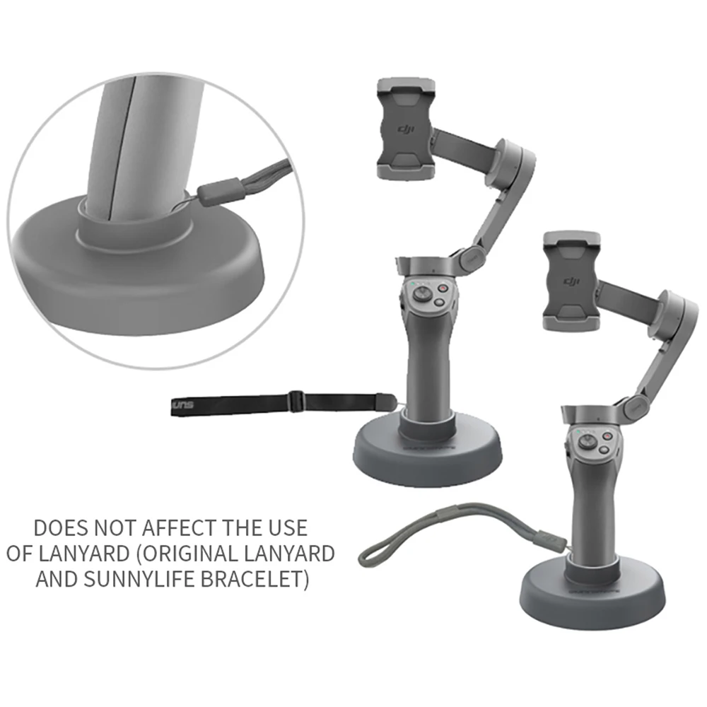 Sunnylife Gimbal база для Dji Osmo Mobile 3 с 1/4 винтовые аксессуары Кардана|Аксессуары