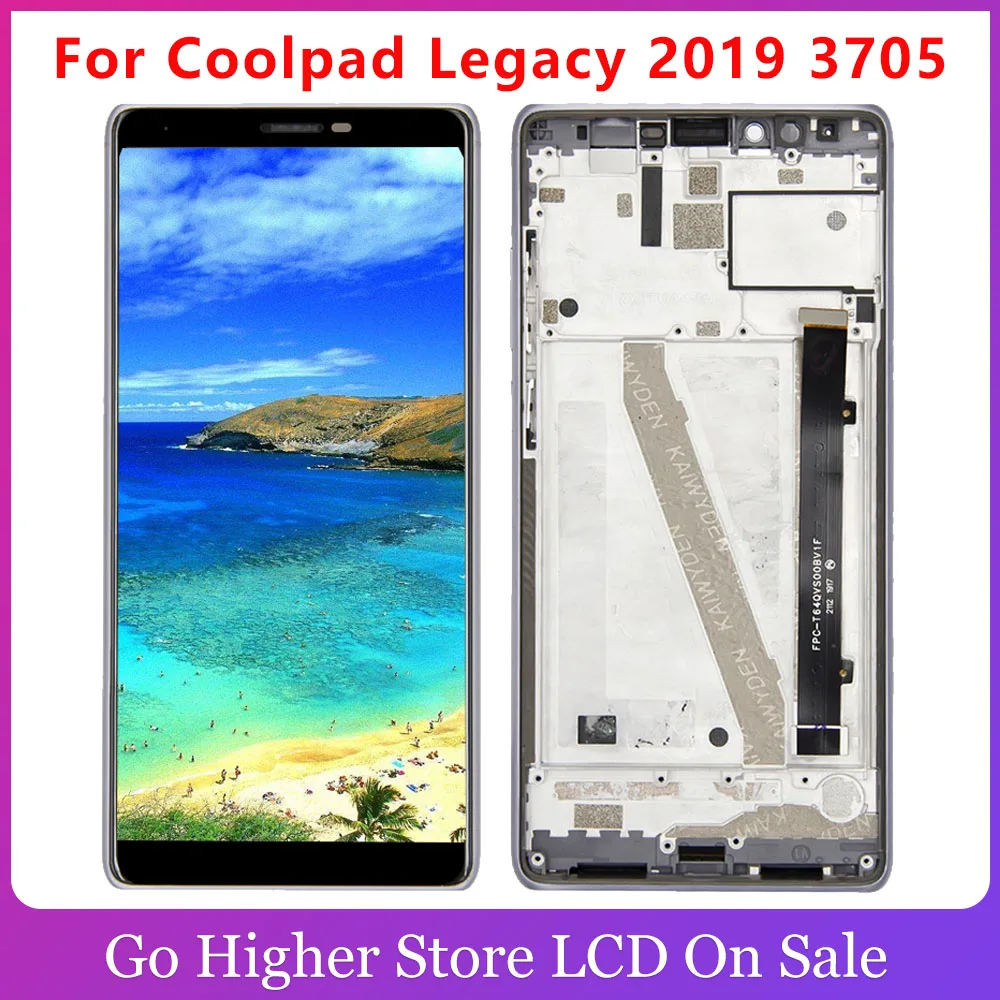 Для Coolpad Legacy 2019 3705 LCD дисплей кодирующий преобразователь сенсорного экрана в