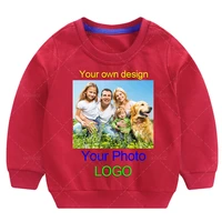 kids hoodies custom add your text clothes t shirt childrens sweatshirts toddler baby clothing boys girls sportswear pullover