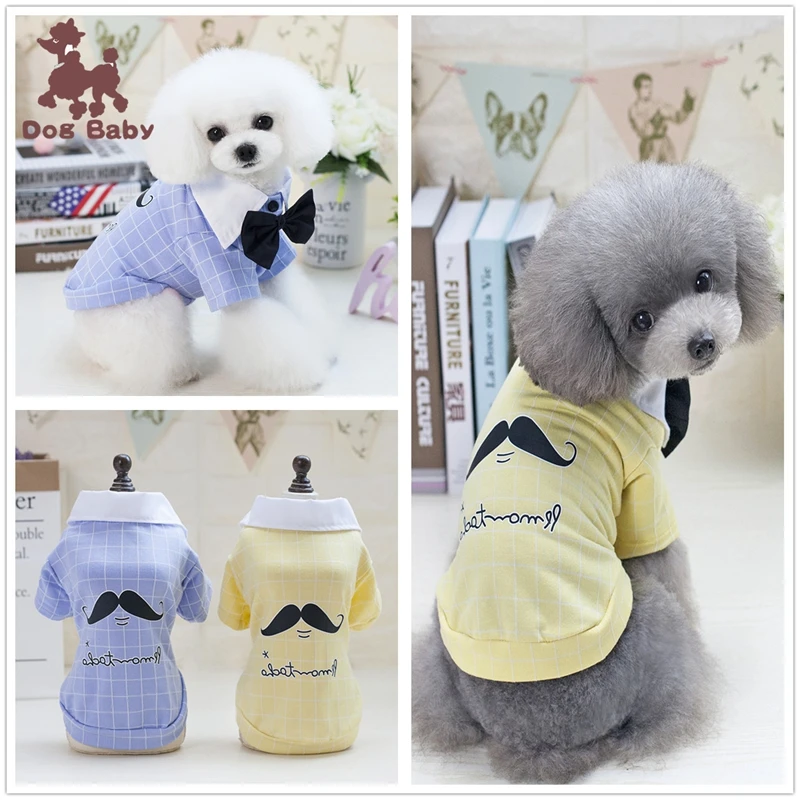 

Dog Clothes for Small Dogs Chihuahua Yorkies Pug Clothes Coat Soft Cotton Dog Clothing Pet Puppy Jacket Plaid Shirt Ropa Perro