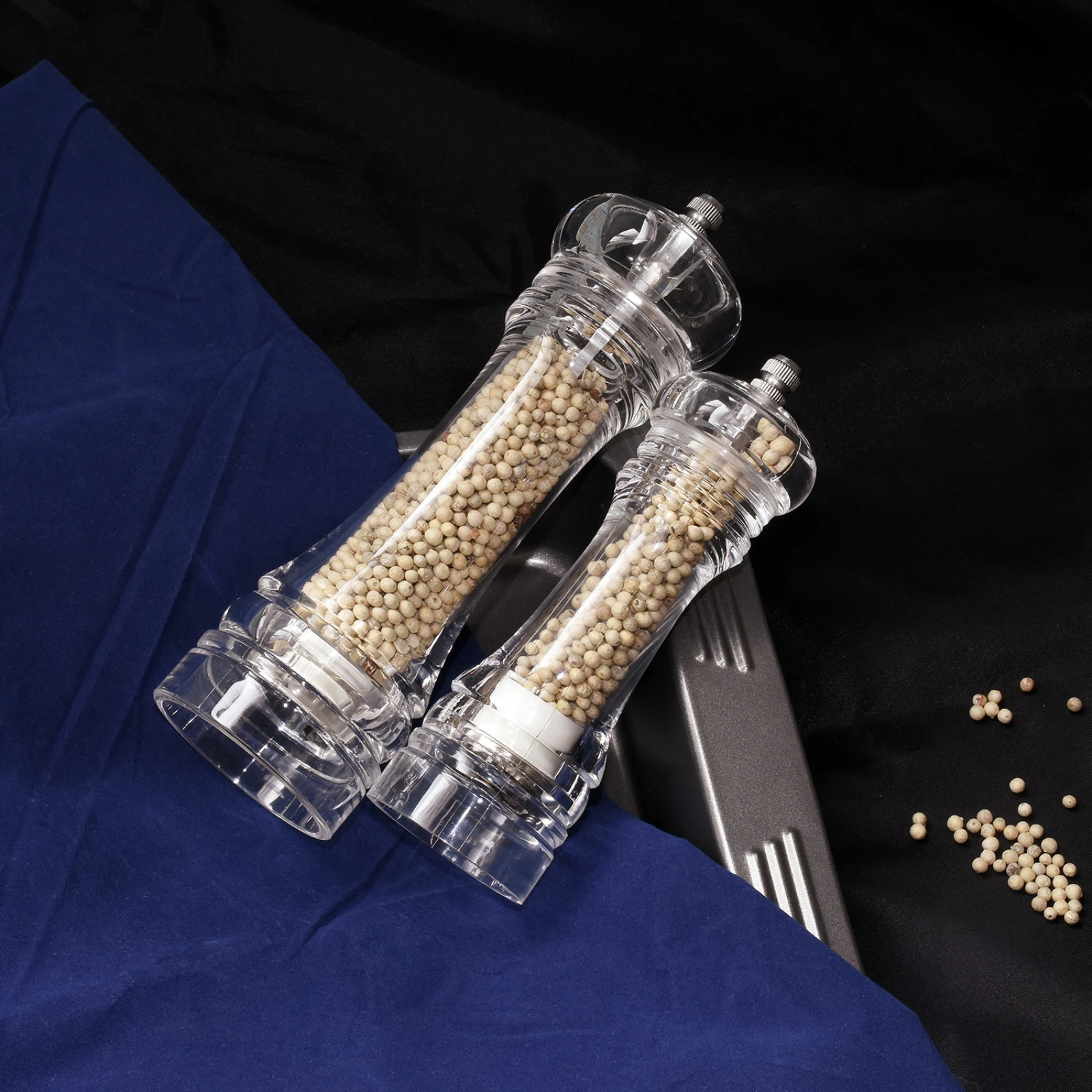 Мельница для перца Fissman прозрачная акриловая мельница соли с сильной