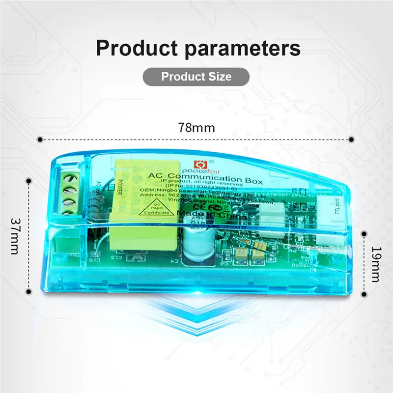 PZEM-004T AC Digital Multifunction Meter Watt Power Volt Amp TTL Current Test Module With Coil 0-100A 80-260V | Инструменты