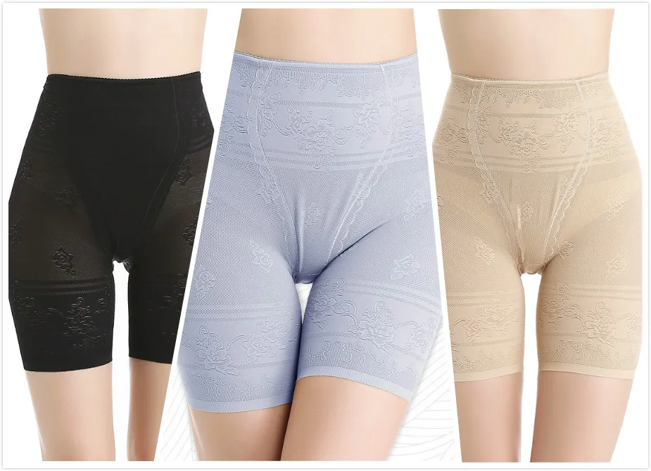 Леди с высокой талией подтяжка ягодиц бесшовные профилировщик тела кружевное