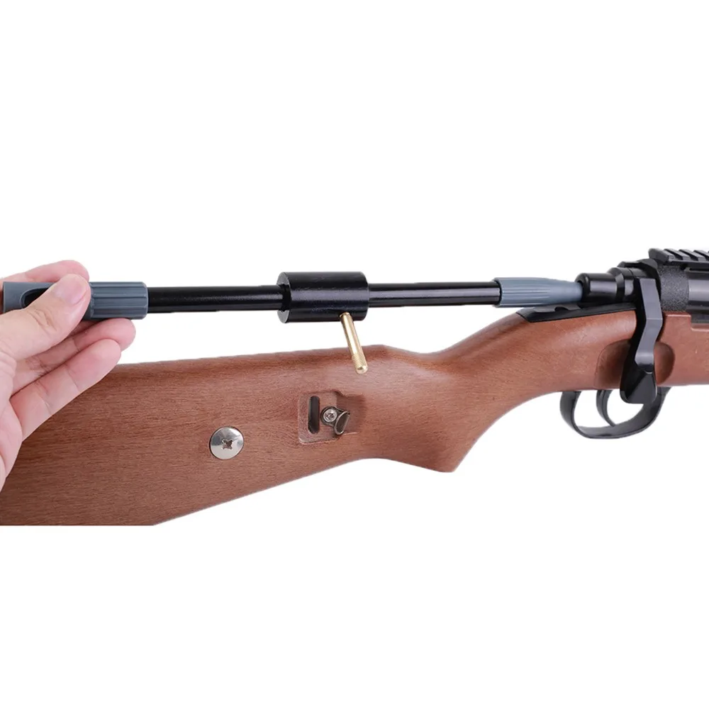 

Tactical Universal Bore Guide Gun Clean Brush with 3 Muzzle Guides Hunting Gun Cleaning Kit Tool for .17Cal .22Cal .30Cal