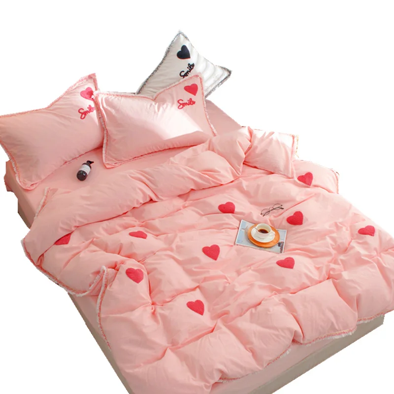 Комплект постельного белья из 100% промытого хлопка 4 шт. для сна без одежды класс A