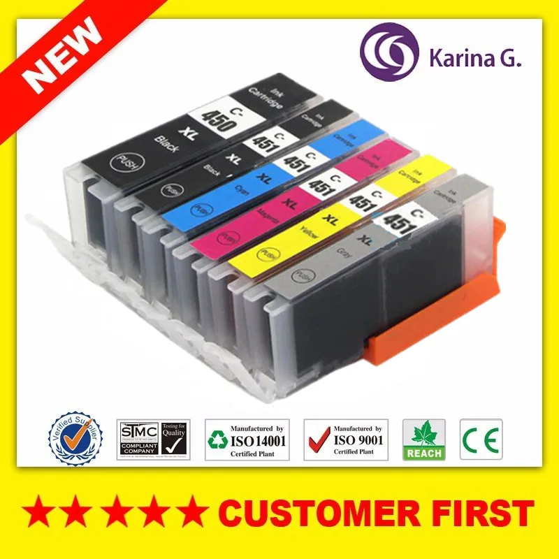 PGI 450 совместимый чернильный картридж PGI450 подходит для canon PIXMA MG6340 MG7140 IP8740 и т.
