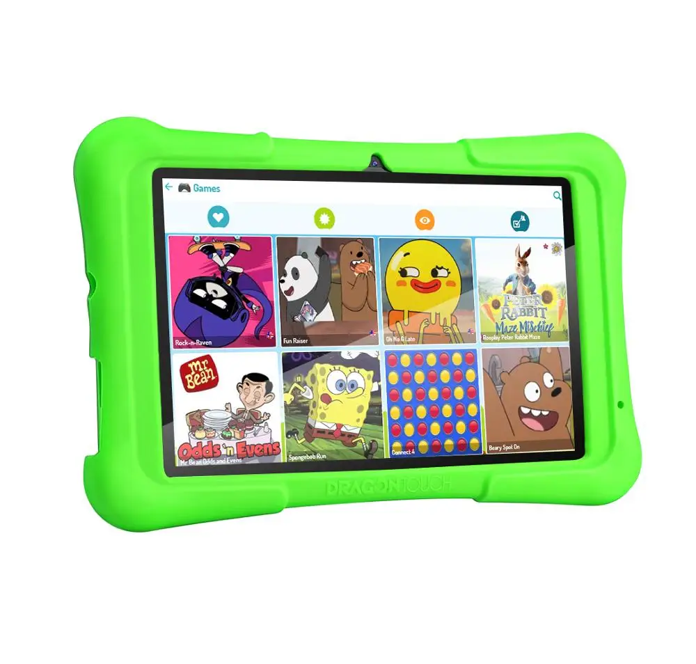 Dragon Touch Y88X Pro 7 ''HD дисплей детский планшет для детей 16 ГБ Android 9,0 с планшетом сумка защитный экран для планшета ПК