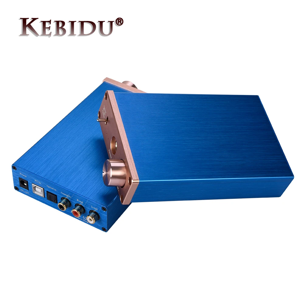 Kebidu 192 кГц HiFi Цифровой аудио декодер DAC вход USB коаксиальный Toslink оптический выход