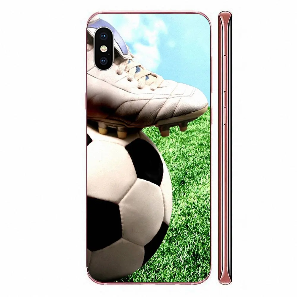 Transparent Cover Case Soccer Football R For Huawei Honor 5C 5X 6A 6X 7 7A 7X 8 8A 8S 8X 9 10 30 Lite Pro Y6 II Y7 Y9 Prime 2019 | Мобильные