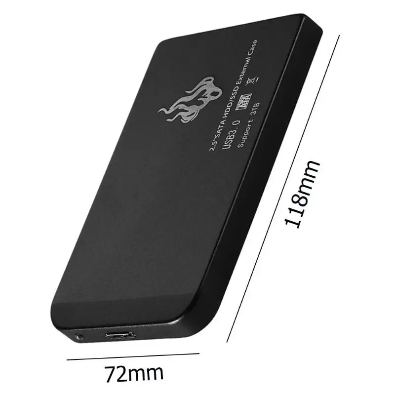 Портативный 2 ТБ 1 ТБ 500GB 2,5 дюймов USB 3,0 внешний жесткий диск HDD SATA III мобильный жесткий диск HD для настольного ПК компьютера ноутбука