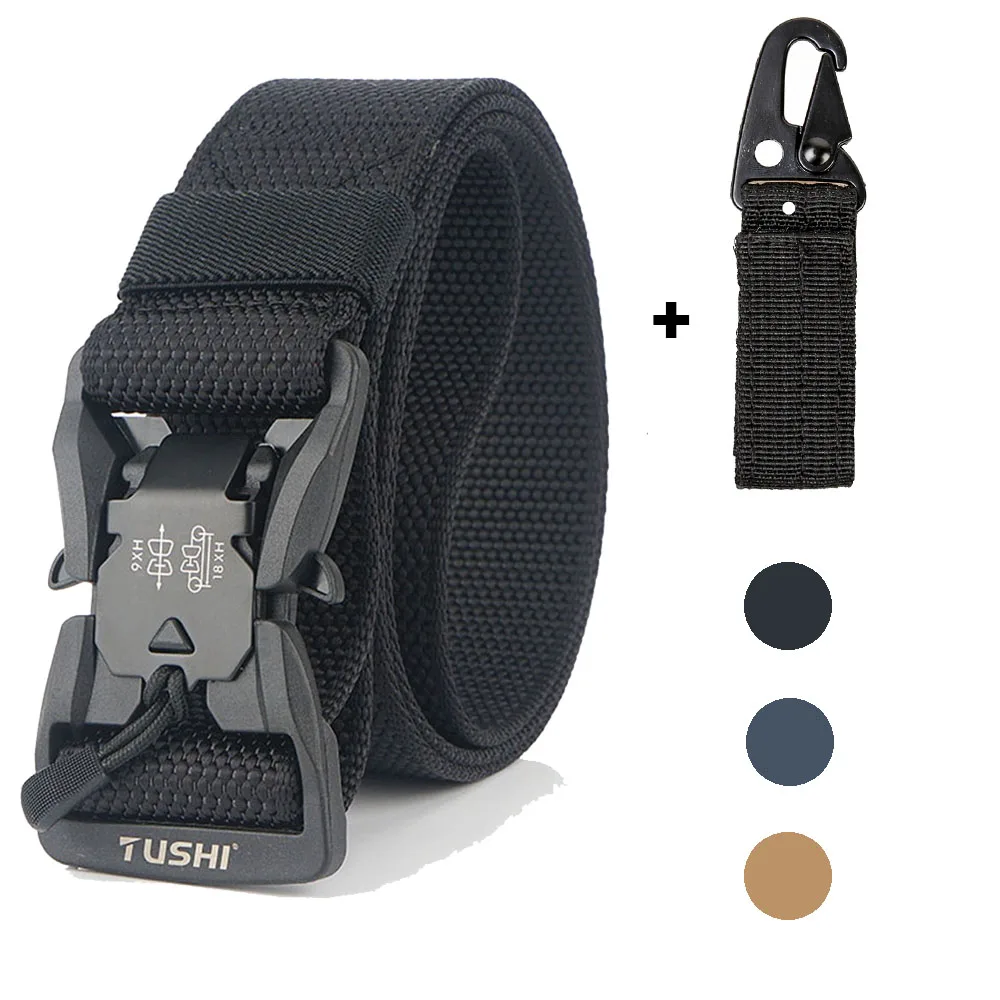 

1.5Inch Tactical Belt with Metal Buckle 1200D Military Army Belt Outdoor Gear Heavy Duty Belt for Training Hunting Hiking