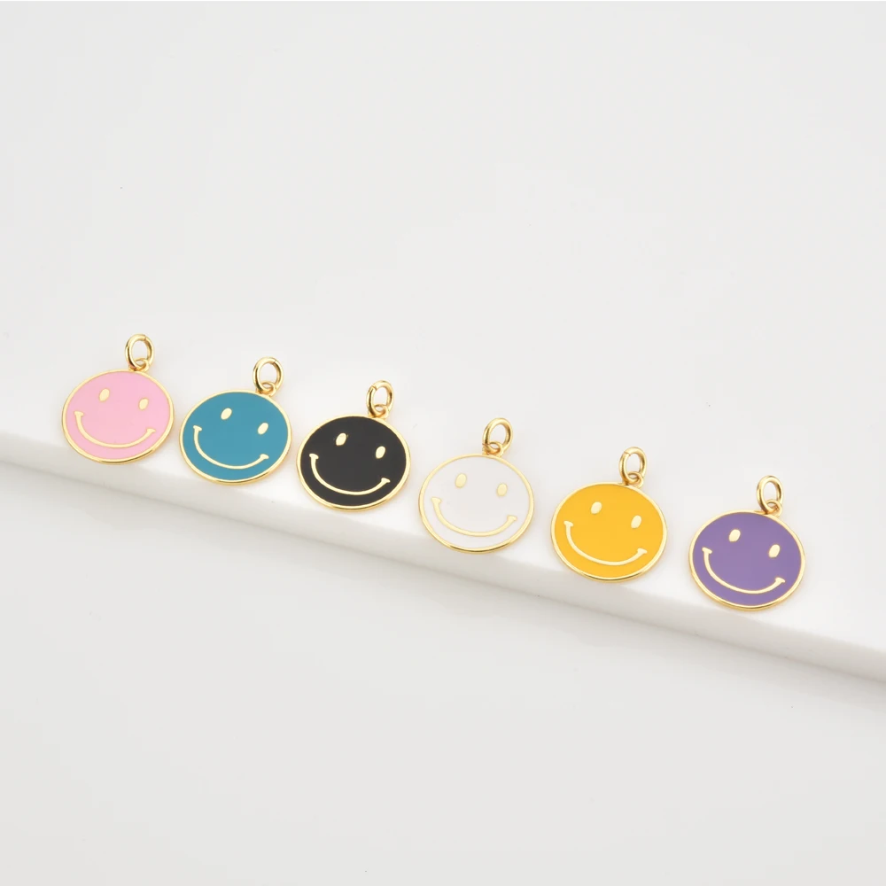 Подвеска женская из серебра 925 пробы двух размеров с эмалью | Украшения и