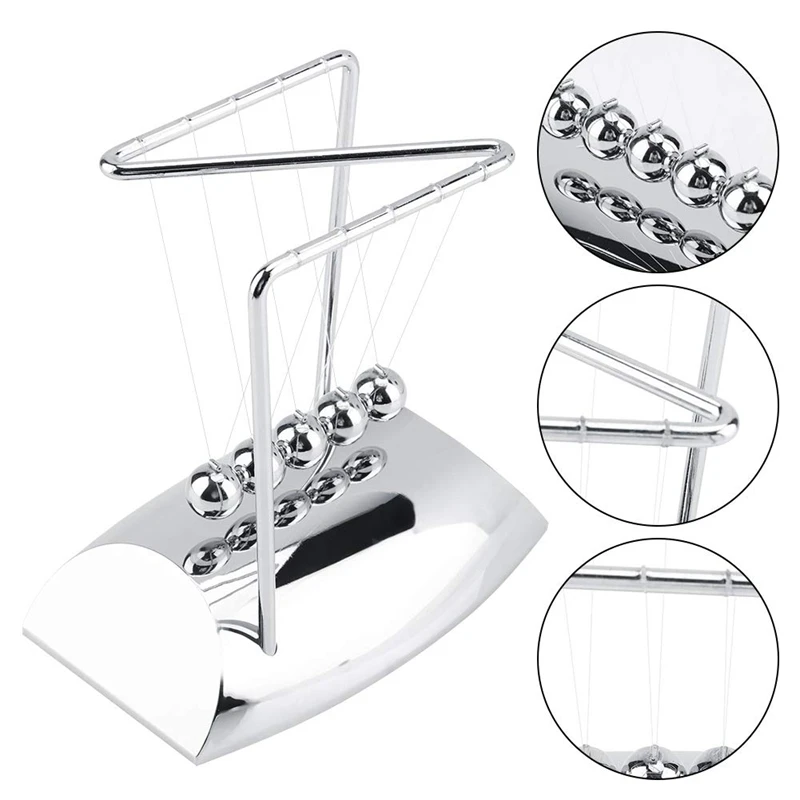 

Classic Newton'S Cradle Balance Ball Pool Ball Multi-Ball Decoration Home Office Science Pendulum Ball Table Toy Decoration
