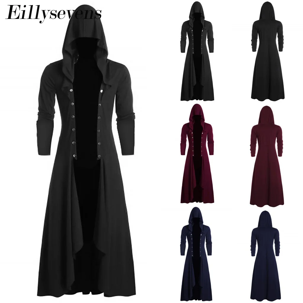 Пальто с капюшоном на Хэллоуин Новинка осени 2020 мужская верхняя одежда в стиле