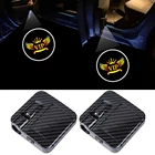 2 шт. светодиодные лампы Luz для автомобильной двери напольная Защитная лампа прожектор Добро пожаловать Luces привидение тени автозапчасти аксессуары для интерьера