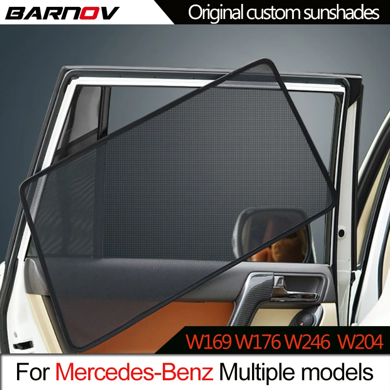 BARNOV автомобиль Специальный занавес оконные шторы сетка тени слепой на заказ для Mercedes-Benz W169 W176 W246 W203 W204