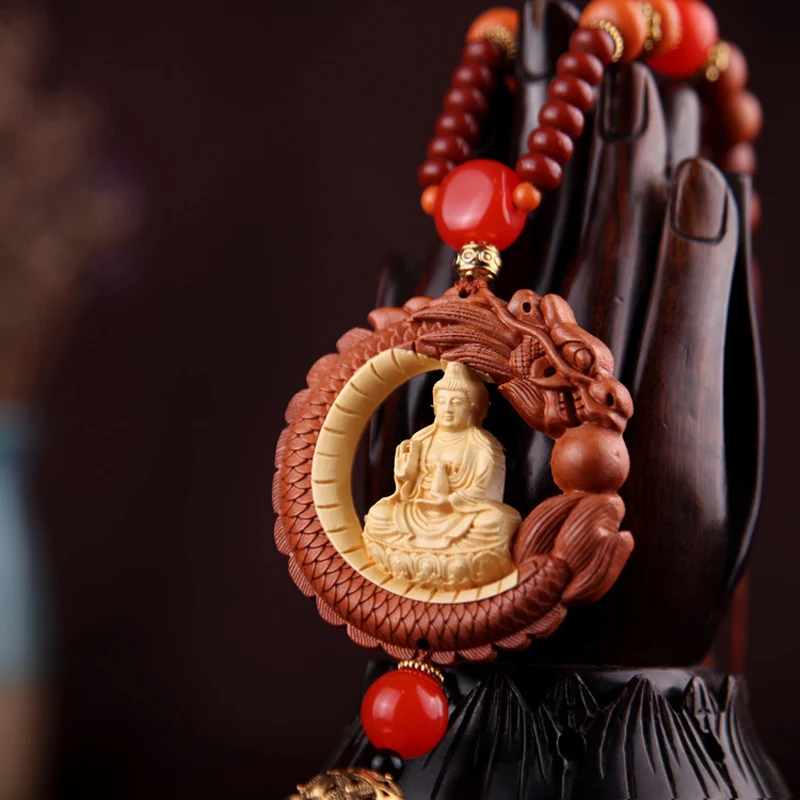 Автомобильный брелок с инкрустацией из бокса ювелирная бутылка дракона подвеска