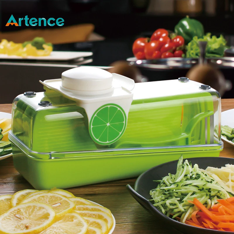 Многофункциональная овощерезка Mandoline Spiralizer терка для сыра Терка с протектором