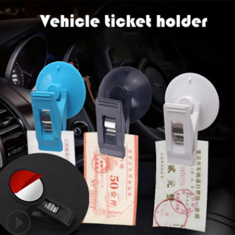 

Зажим для солнцезащитного козырька, пластиковый, на присоске, съемные дюйма, 1 пара