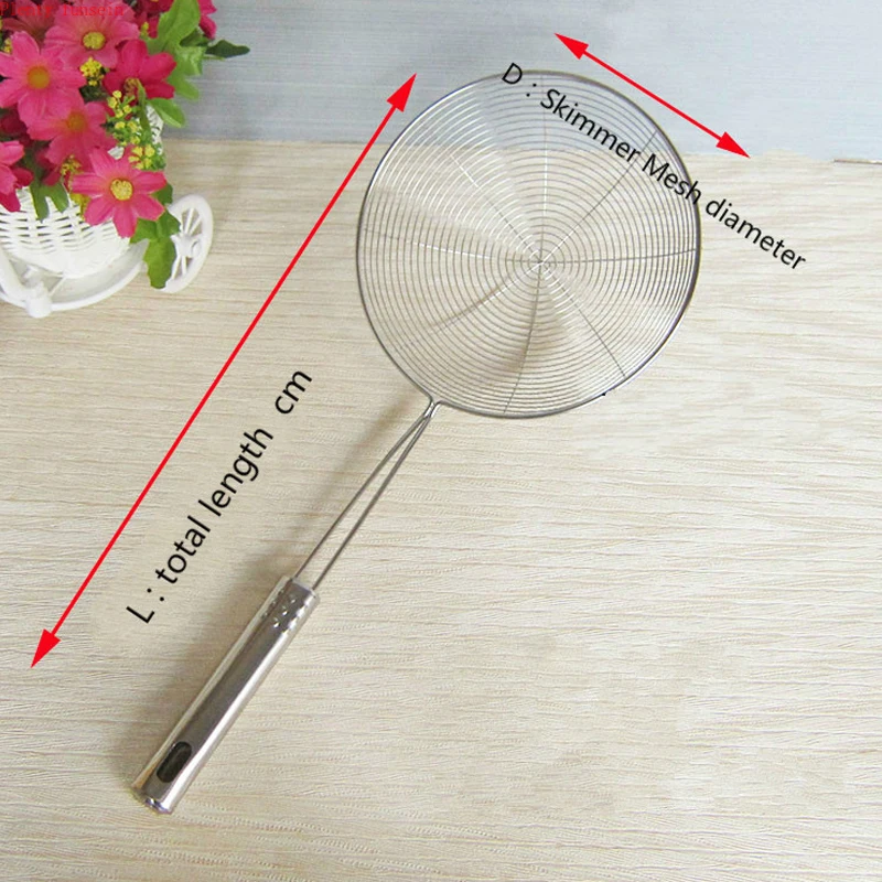 Кухонный инструмент для приготовления пищи маленький скиммер сетка глубокая