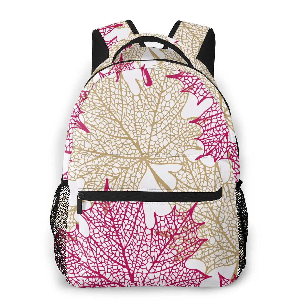 

Women Backpack Casual Travel Bag Maple Leaves Pattern School Bag Fashion Shoulder Bag For Teenage Girl Bagpack