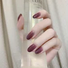 24 шт.кор. овальная головка акриловый Фрезер для ногтей cо шлифовальными советы веб-знаменитости накладных ногтей: готовая одежда поддельные накладных ногтей TY