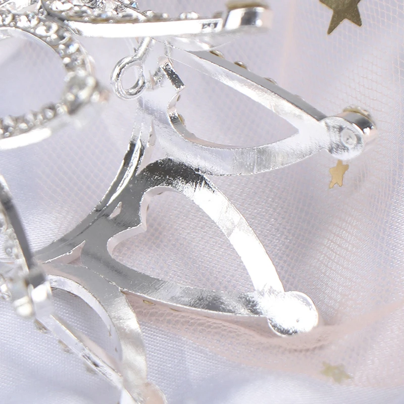 Мини Корона принцесса Топпер Хрустальный жемчуг детские украшения для волос