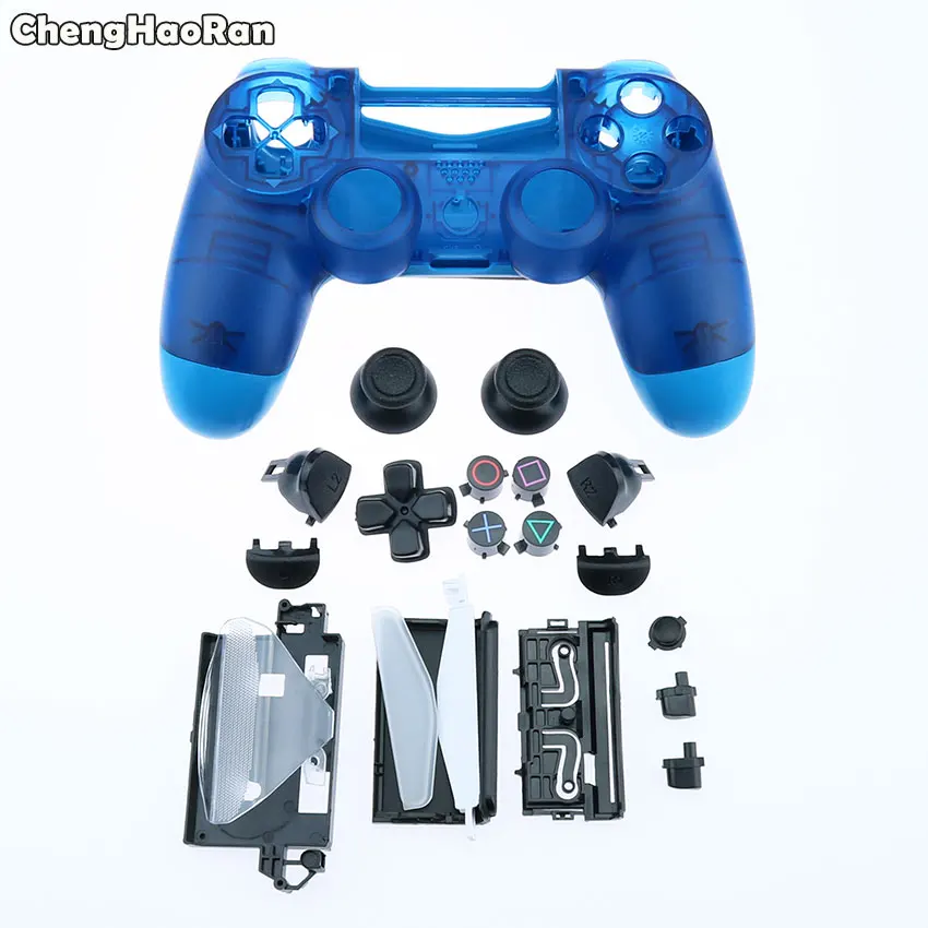 5 ChengHaoRan Полный Корпус с кнопками мод комплект для Sony PS4 Pro Slim 4,0 V2 JDS-040 JDM 040 контроллер корпус Оболочка Чехол - Цвет: 5