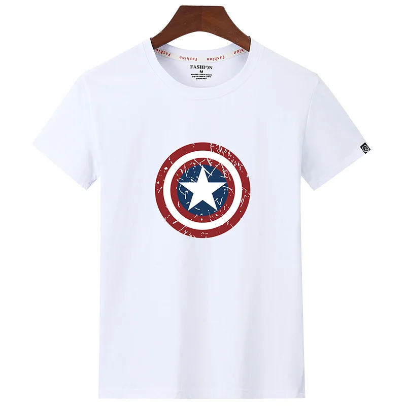 Мужская футболка с коротким рукавом из чистого хлопка | одежда