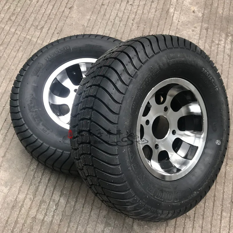 Шина для прицепа 2-Pk обод 20.5 8 10 205/65-10 20.5X8.0-10 5 Белое колесо (1 шт.) | Автомобили и