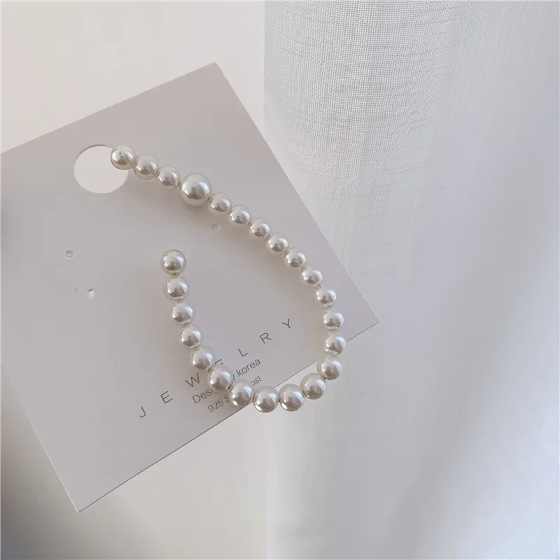 Женские серьги гвоздики с искусственным жемчугом FFLACELL корейские ювелирные