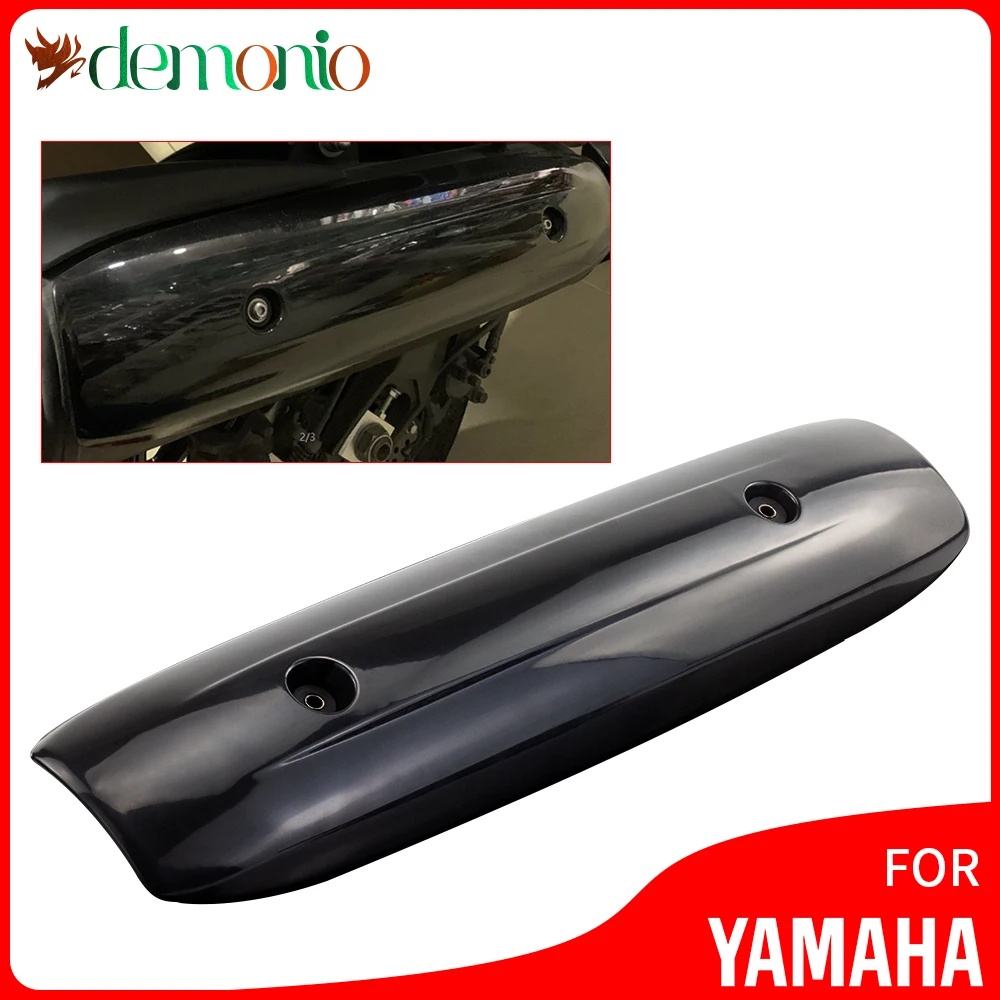 

New Motorcycle Muffler Exhaust Pipe Cover Cowl Fits For YAMAHA TMAX500 2011-2016 TMAX530 2012 2015 2014 2013 TMAX 500 530 Black